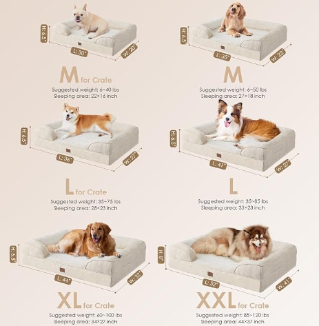 Camas ortopédicas para perros extra grandes
